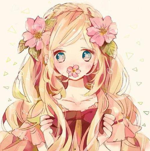 吃瓜网红头像照片动漫女,动漫风少女的吃瓜日常
